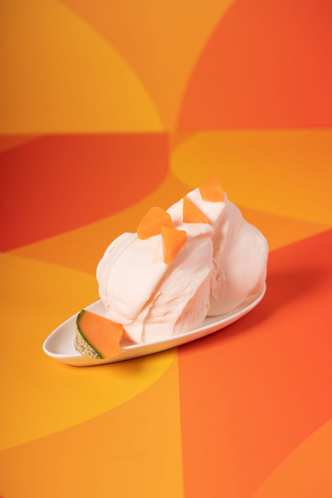 Confezione da 2 Cucchiaio per Scavino per Melone a Doppia Faccia, Bifacciale Frutta Melone Sfera Paletta Acciaio Inossidabile 2 in 1,Scavino per Palline Melone