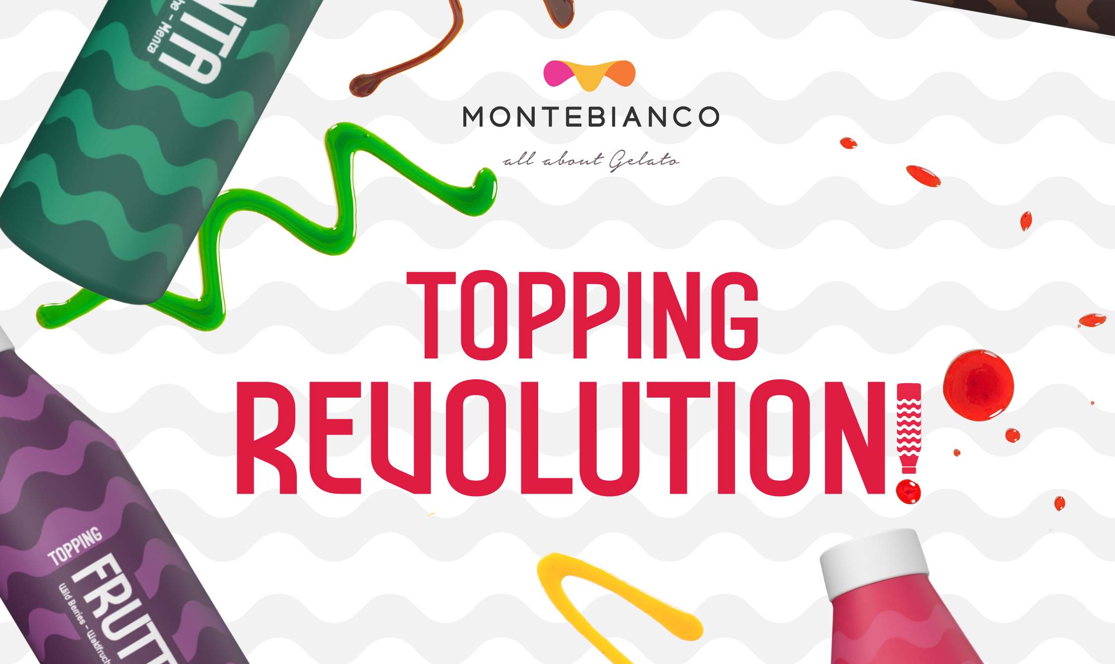 Topping per gelato Montebianco: la firma di stile per ogni creazione dolciaria
